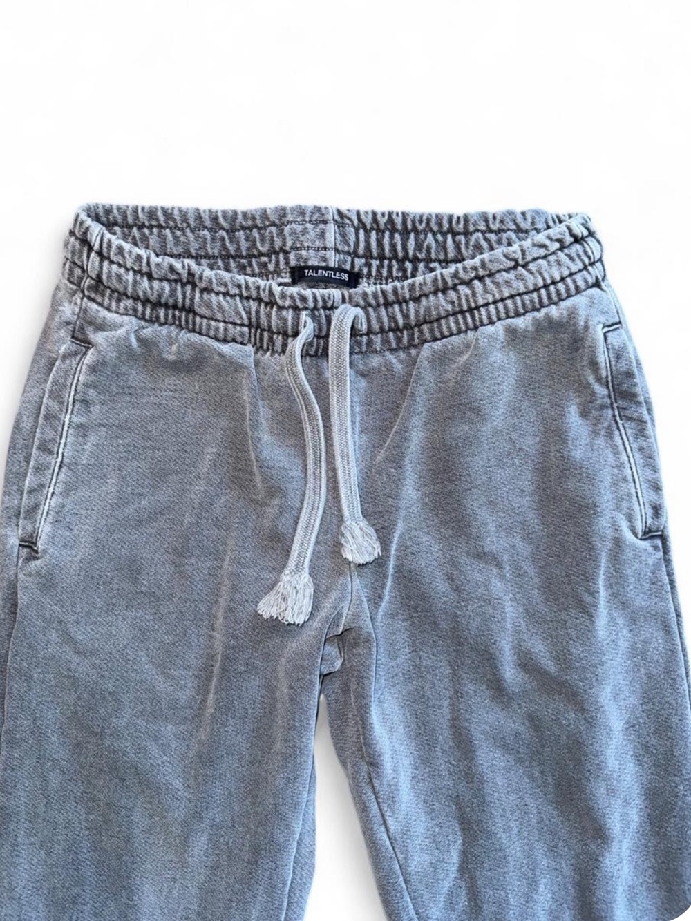 Talentless Charcoal Gray Jogger Sweatpants with Drawstring Waist